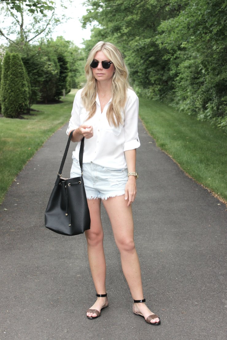 How to | Dress up Denim Shorts - Not Another Blonde